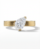The Sharp Interruption — Pear, 14K Yellow Gold